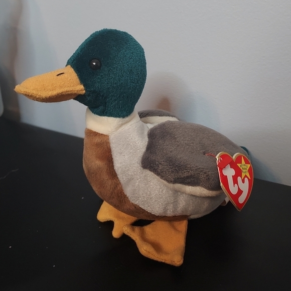 TY Beanie Babies Jake The Mallard Duck - Picture 1 of 10
